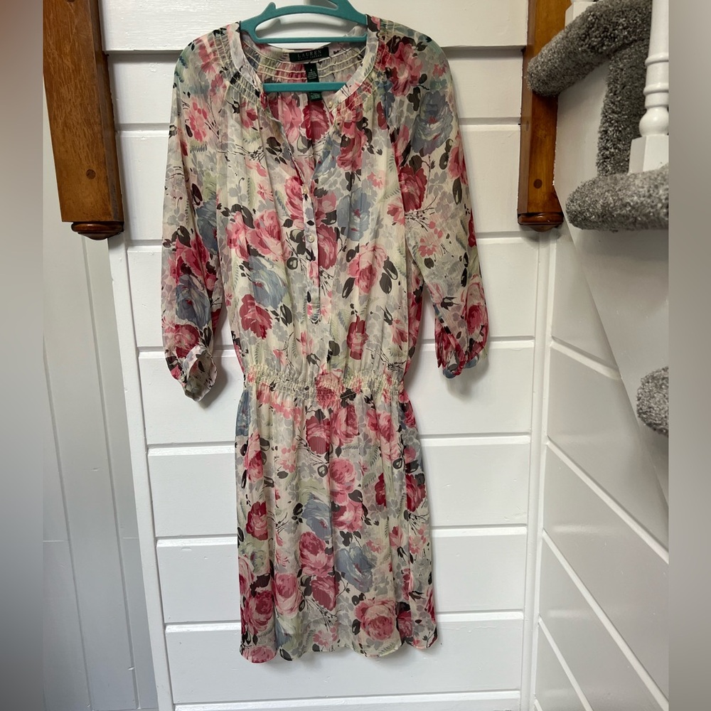 Ralph Lauren floral long sleeve Dress